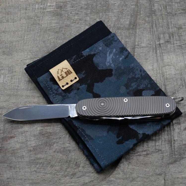 Preview: TITAN - CONCENTRIC dark wash - PIONEER X - Titan Grade 5  (Ti 6AI 4V)  - 93mm